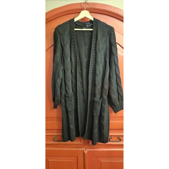 torrid Sweaters - torrid Black Open-Front Cardigan